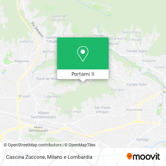 Mappa Cascina Zuccone