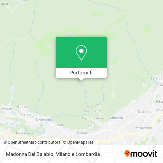 Mappa Madonna Del Balabio