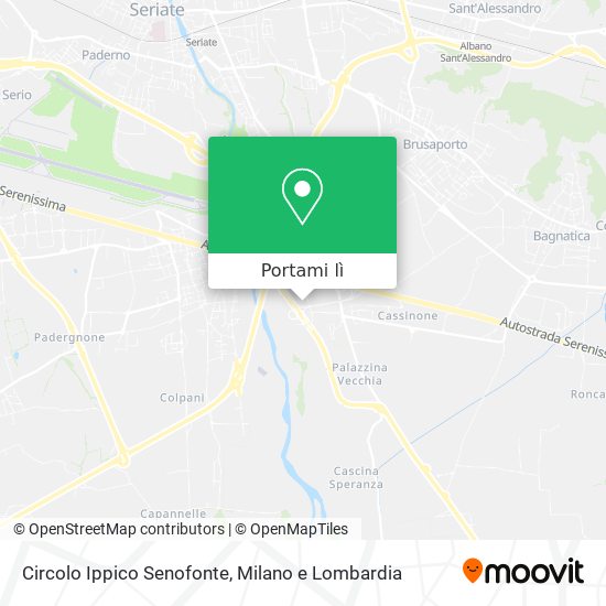 Mappa Circolo Ippico Senofonte