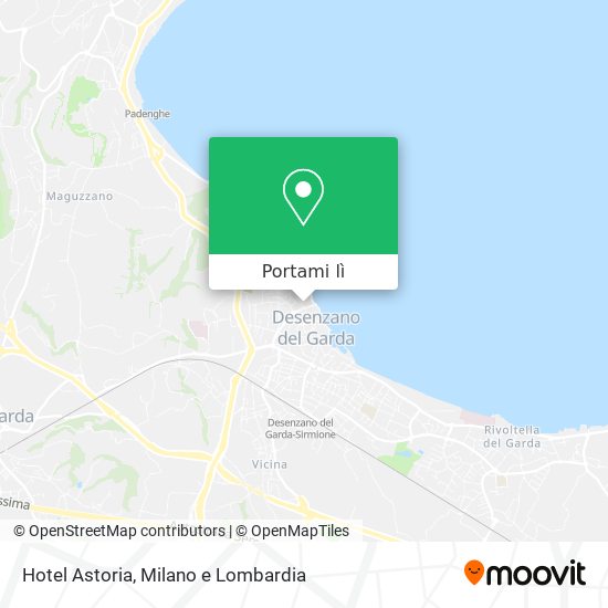Mappa Hotel Astoria