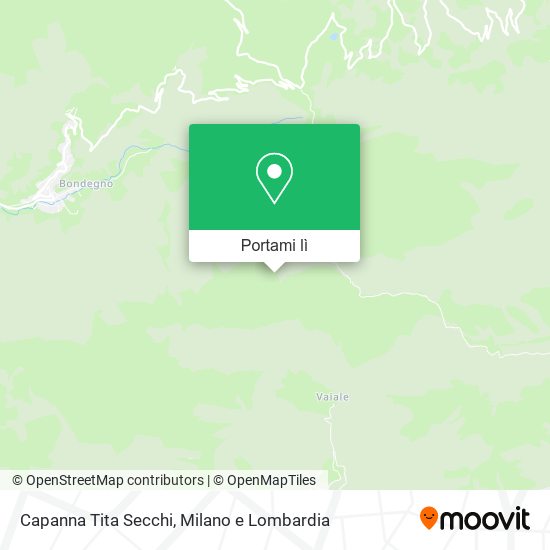 Mappa Capanna Tita Secchi