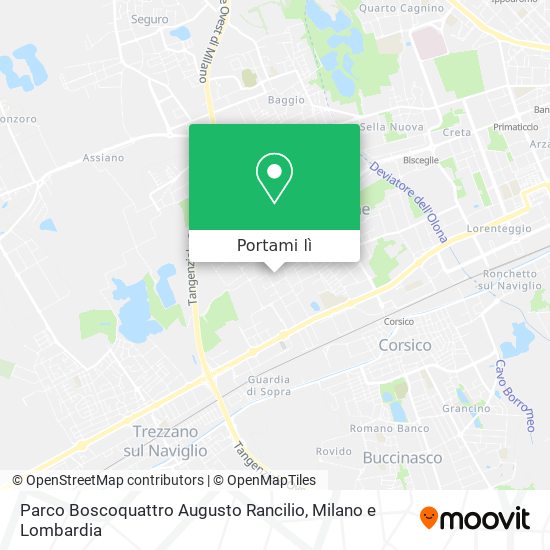 Mappa Parco Boscoquattro Augusto Rancilio
