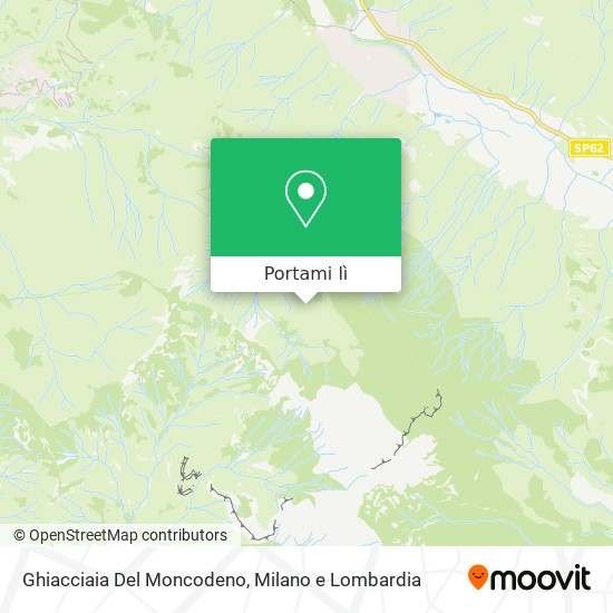Mappa Ghiacciaia Del Moncodeno