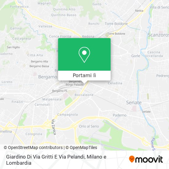 Mappa Giardino Di Via Gritti E Via Pelandi