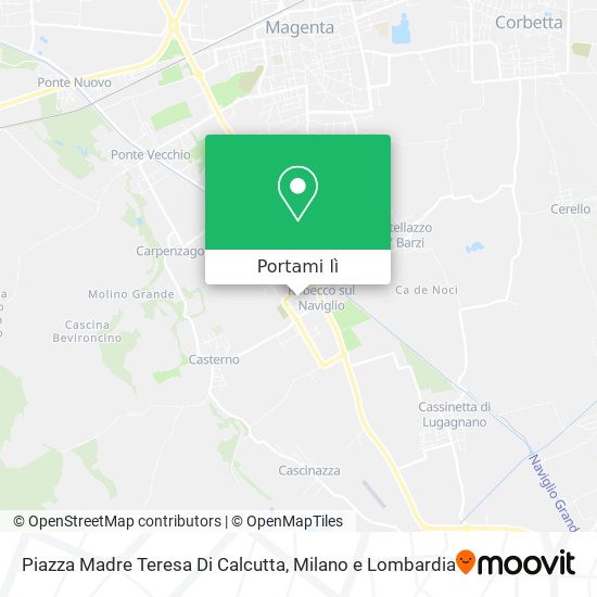 Mappa Piazza Madre Teresa Di Calcutta