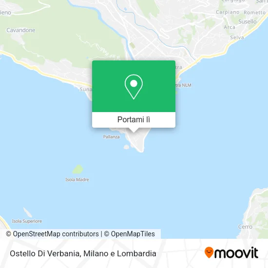 Mappa Ostello Di Verbania