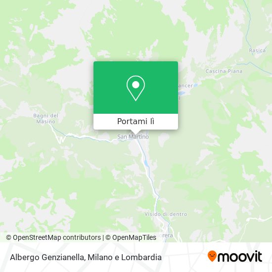 Mappa Albergo Genzianella