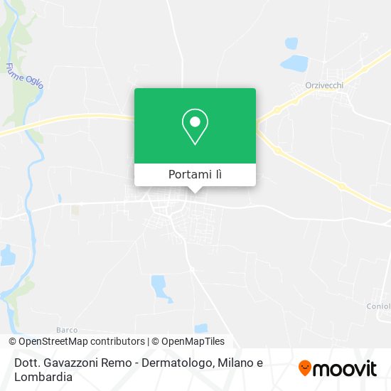 Mappa Dott. Gavazzoni Remo - Dermatologo