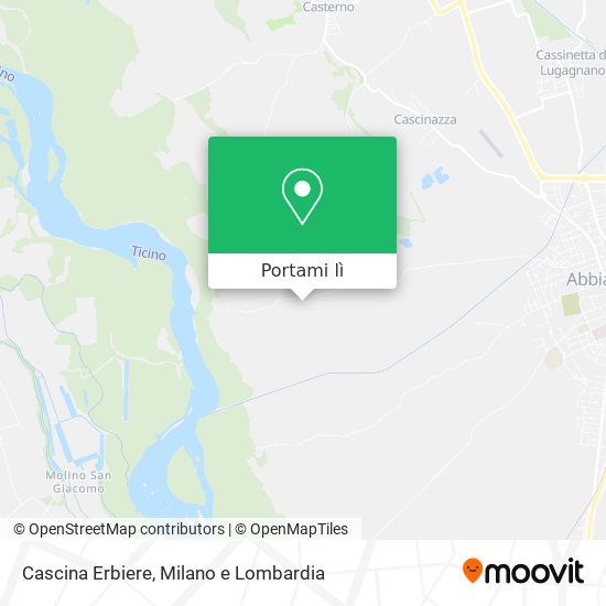 Mappa Cascina Erbiere