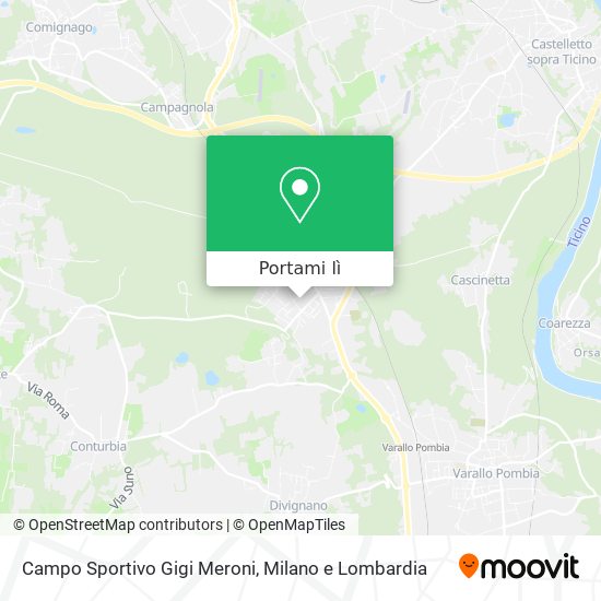 Mappa Campo Sportivo Gigi Meroni
