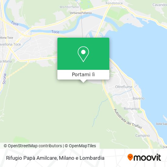 Mappa Rifugio Papà Amilcare