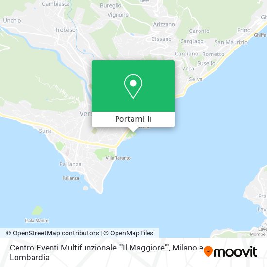 Mappa Centro Eventi Multifunzionale ""Il Maggiore""