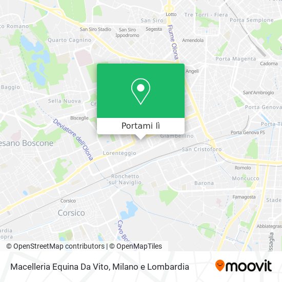 Mappa Macelleria Equina Da Vito