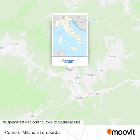 Mappa Comero