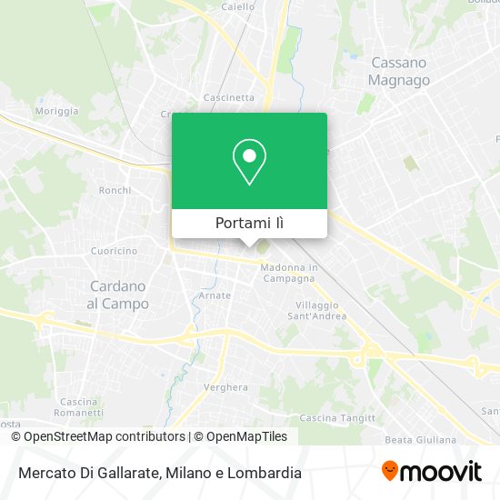 Mappa Mercato Di Gallarate
