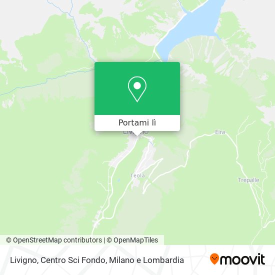 Mappa Livigno, Centro Sci Fondo