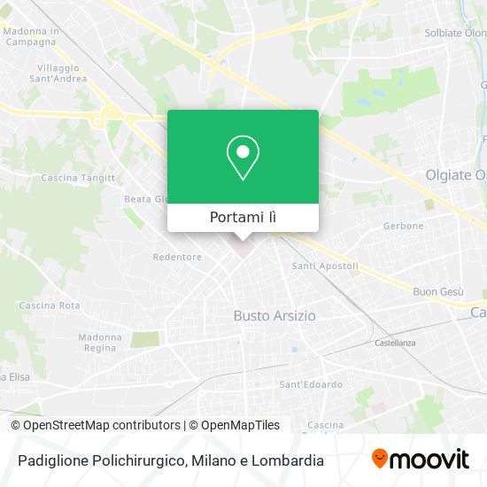 Mappa Padiglione Polichirurgico