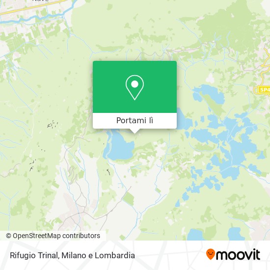 Mappa Rifugio Trinal