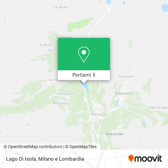Mappa Lago Di Isola