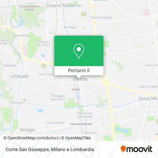 Mappa Corte San Giuseppe