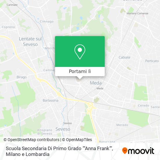 Mappa Scuola Secondaria Di Primo Grado ""Anna Frank""