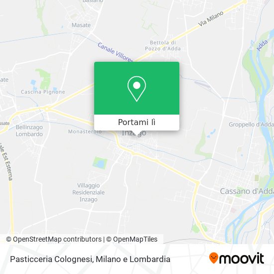 Mappa Pasticceria Colognesi