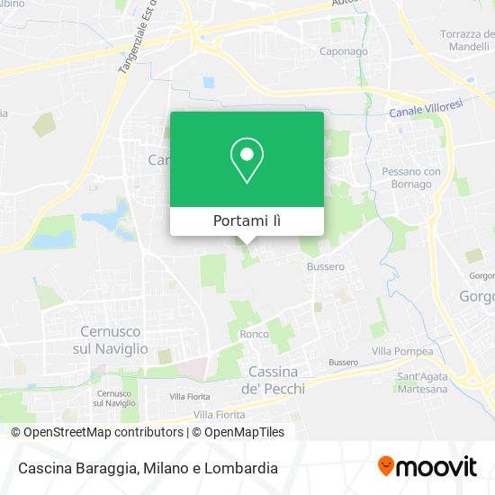 Mappa Cascina Baraggia