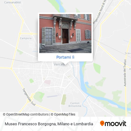 Mappa Museo Francesco Borgogna