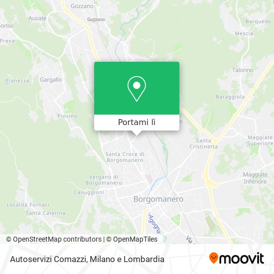 Mappa Autoservizi Comazzi