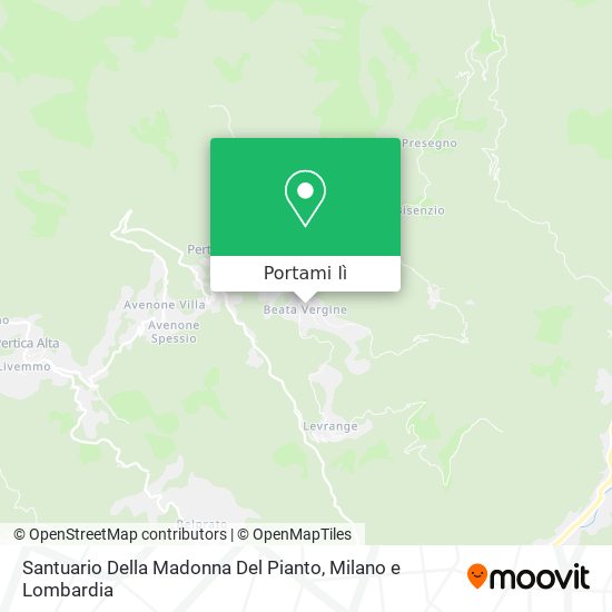 Mappa Santuario Della Madonna Del Pianto