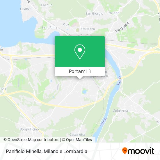 Mappa Panificio Minella