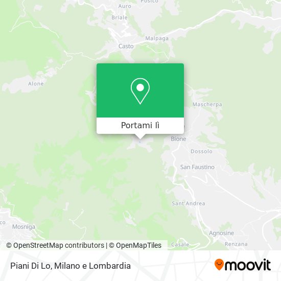 Mappa Piani Di Lo