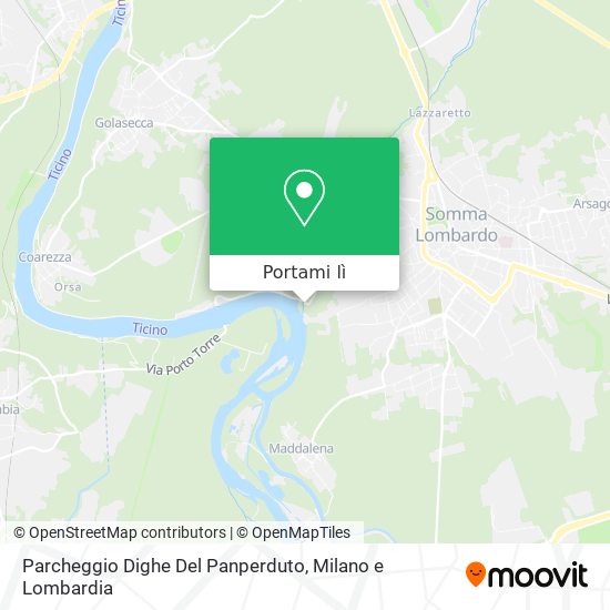 Mappa Parcheggio Dighe Del Panperduto