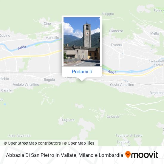 Mappa Abbazia Di San Pietro In Vallate