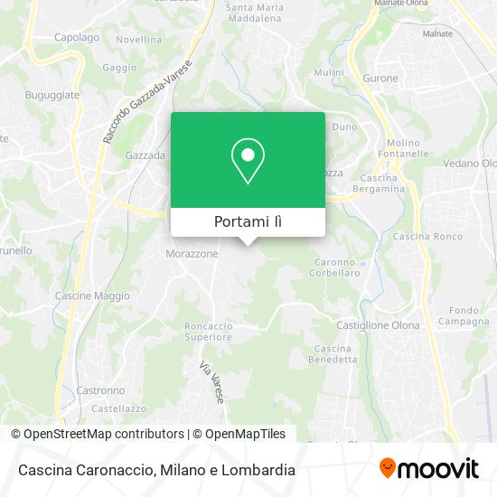 Mappa Cascina Caronaccio