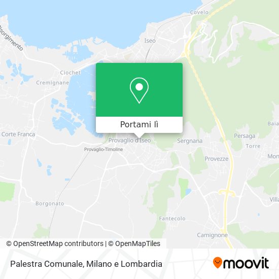 Mappa Palestra Comunale