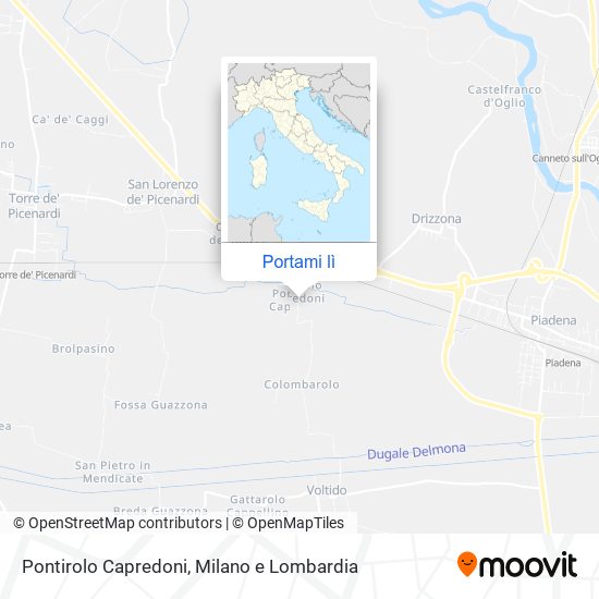 Mappa Pontirolo Capredoni