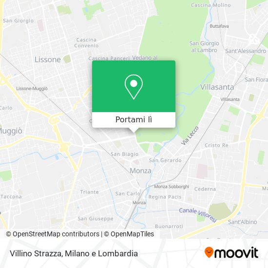 Mappa Villino Strazza
