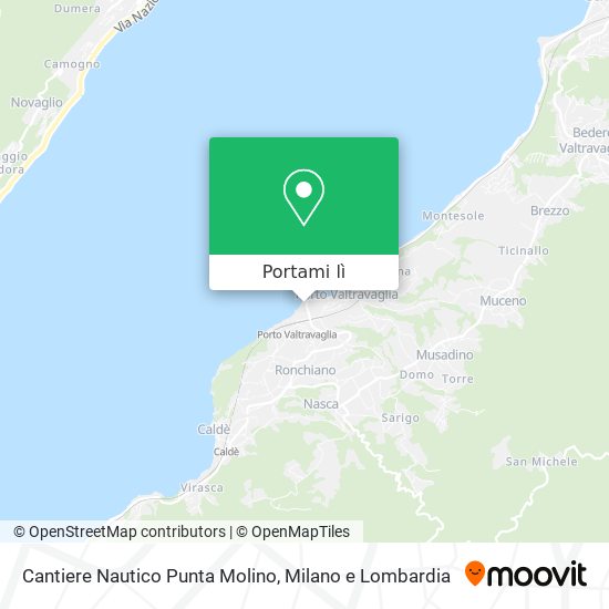 Mappa Cantiere Nautico Punta Molino