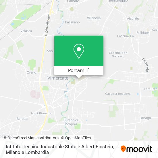 Mappa Istituto Tecnico Industriale Statale Albert Einstein
