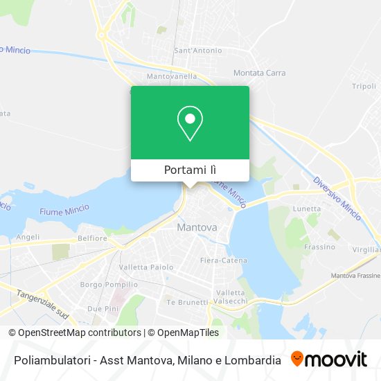 Mappa Poliambulatori - Asst Mantova
