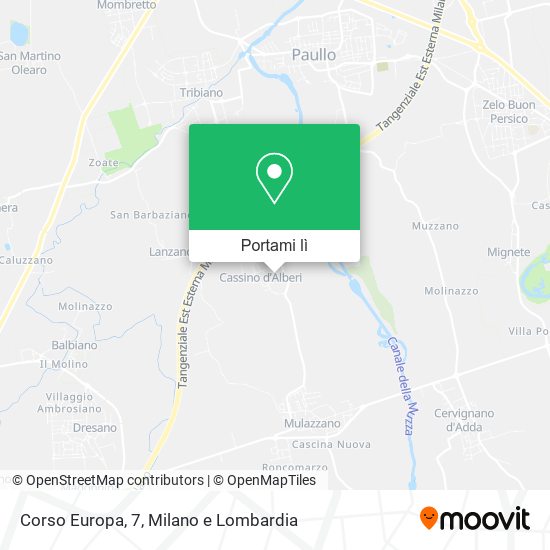 Mappa Corso Europa, 7
