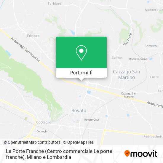 Mappa Le Porte Franche (Centro commerciale Le porte franche)