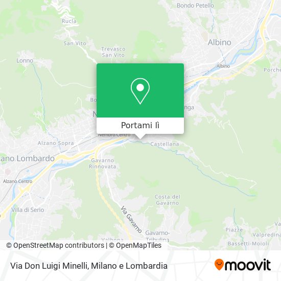 Mappa Via Don Luigi Minelli