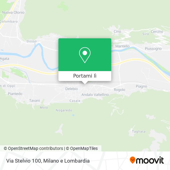 Mappa Via Stelvio 100