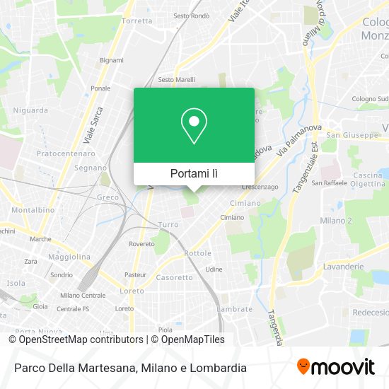 Mappa Parco Della Martesana
