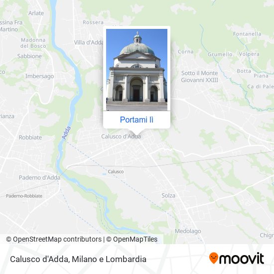 Mappa Calusco d'Adda