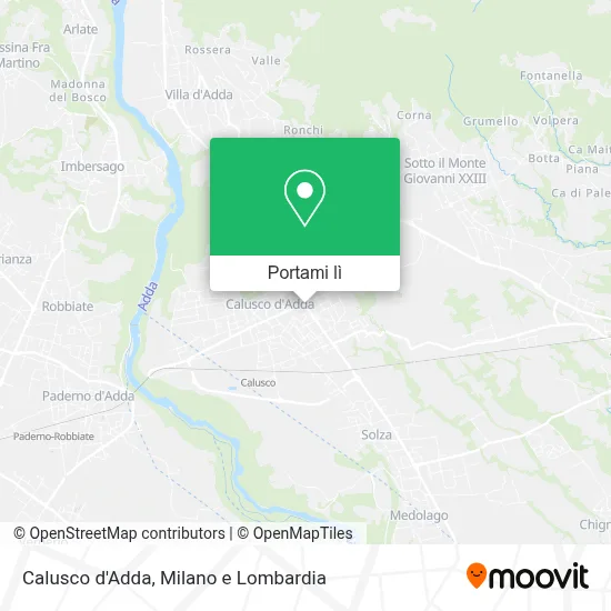Mappa Calusco d'Adda