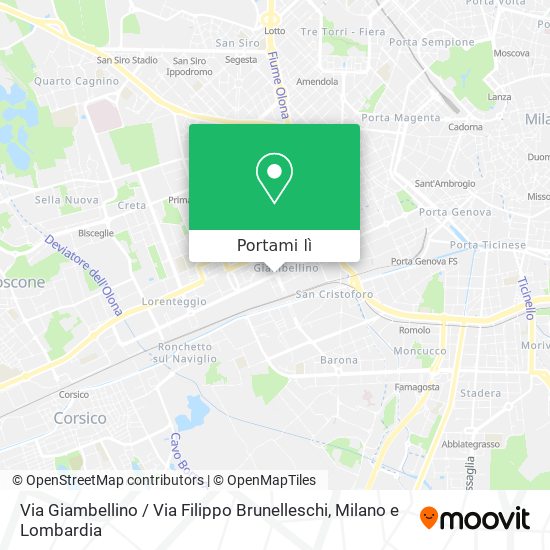 Mappa Via Giambellino / Via Filippo Brunelleschi