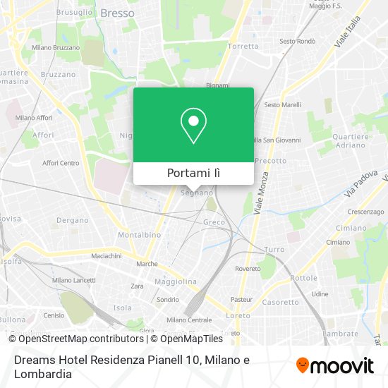 Mappa Dreams Hotel Residenza Pianell 10